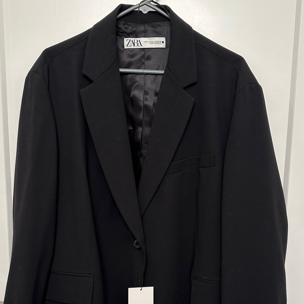 NEW Zara oversize black blazer size M/L